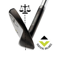 Das Bild zeigt ein SmithWorks® Sand Wedge X-SPIN Freestyle RH 56° Schwarz